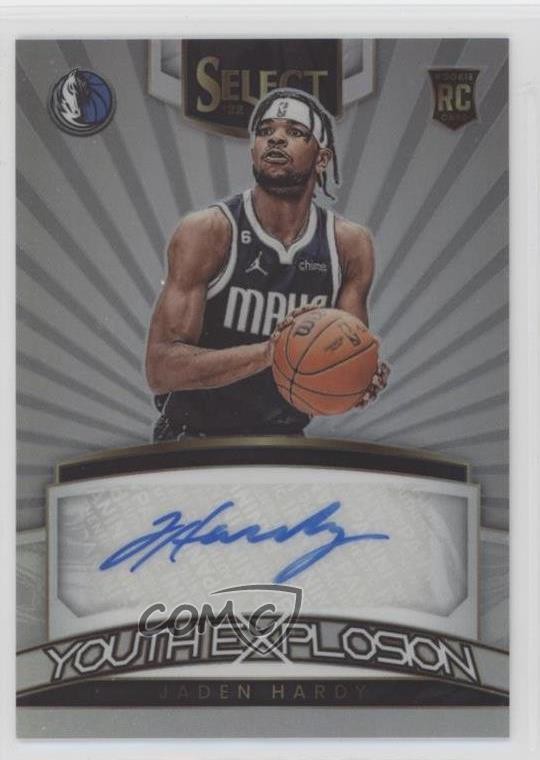 2022-23 Panini Select Youth Explosion Signatures Jaden Hardy Rookie Auto RC 0q26