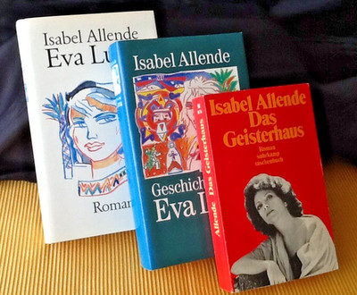 Isabell Allende Eva Luna & Geschichten der Eva Luna gebundene Ausgabe & Das Gei