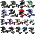 DOT Youth Kids Motorcycle Helmet Off-Road Dirt Bike Street Racing ATV UTV S-XL