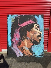 Jimi Hendrix By David Garibaldi 70’’/62’’ Canvas 2019