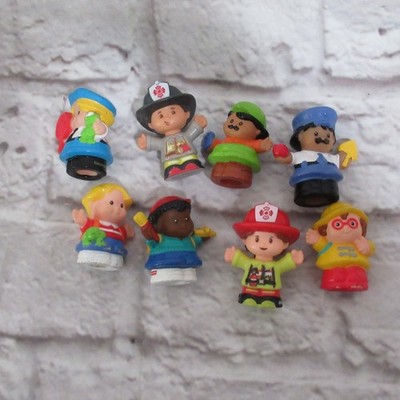 Fisher-Price Little People Figures Kids 8pc Multicolor  Community Heroes Lot