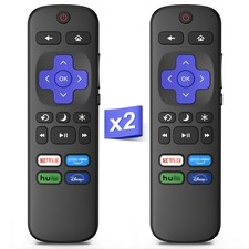 2pack Remote Control Replacement for All Roku TV TCL/Hisense/Onn Roku