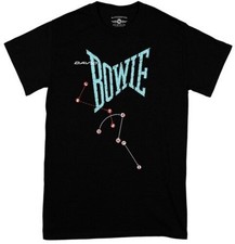 David Bowie - David Bowie - Let's Dance - Camiseta Algodón Pesado - XL Negra [Nueva]