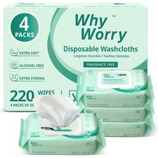 Wet Wipes for Adults, 8"x12" Extra Large Body Cleansing Wipes for Elderly  I...