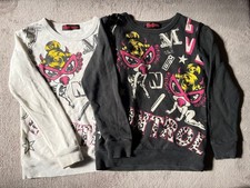 Hysteric Glamour Kids Sweatshirt Black Gray 120cm Long Sleeve Autumn Winter