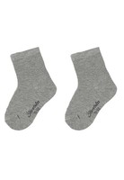 SöCkchen Baby MäDchen Gr. 19-22 Silber Melange Sterntaler Socken