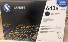 HP LaserJet 643A Black Print Cartridge Q5950A