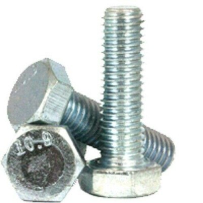 M8-1.25 X 35MM DIN 933 Coarse Hex Cap Screw 10.9 Zinc Plated 1000 Pieces