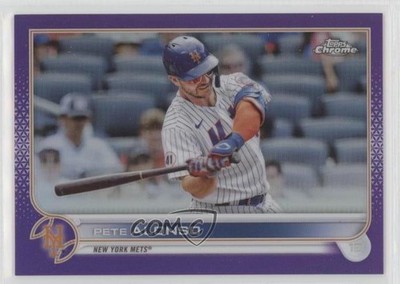 2022 Topps Chrome Purple Refractor 166/250 Pete Alonso #209 00a4