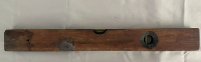 Vintage c.1930 Stanley No.3 Sweetheart 24  Adjustable Cherry Wood Level Bubbles
