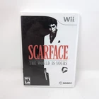 Scarface: The World is Yours (Nintendo Wii, 2007) CIB Complete W/ Manual Game