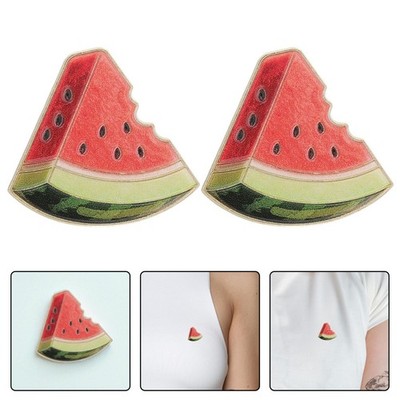 10 Pcs Abzeichen Aus Zinklegierung Sommerfruchtnadel Anstecknadel Für Schürze