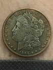 1894 Morgan Head Silver Dollar