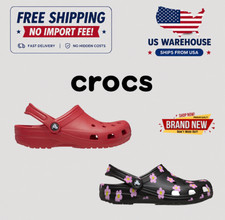 FREE SHIPPING AUTHENTIC Crocs Classic Unisex Lightweight Comfort Clogs NO IPF