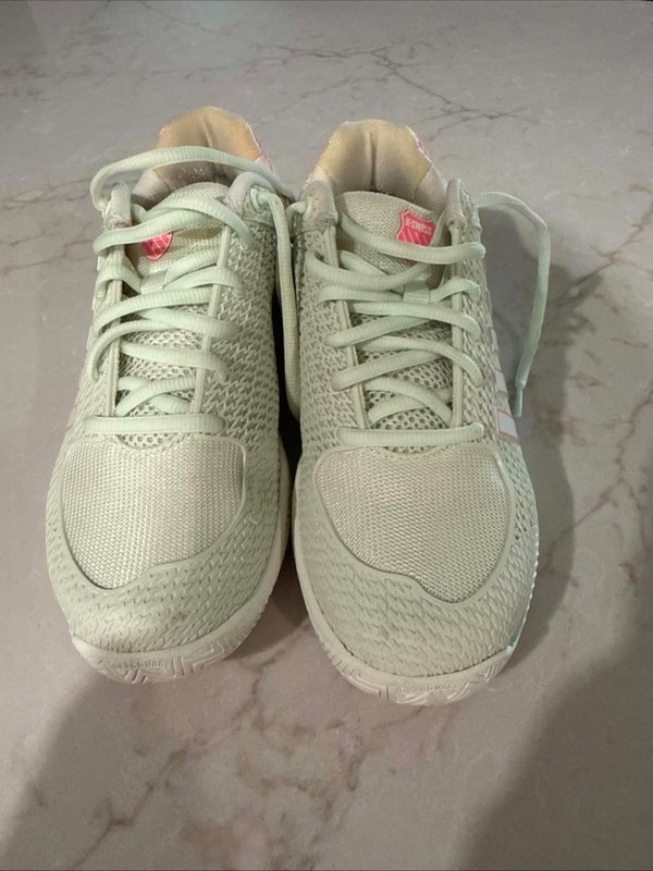 K-Swiss Express Light Pickleball Shoes Womens 8.5 Sage Green Pink 96563-436-M