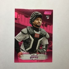 2025 Topps Stadium Club Edgar Quero Pink Rookie Parallel #66 White Sox Baseball
