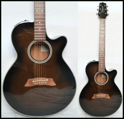 TAKAMINE PT-106 TBL Compact Acoustic-Electric Guitar, Made in Japan