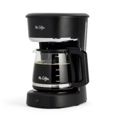 Mr. Coffee 12-Cup 60oz Black Drip Coffee Maker