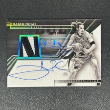 2023 Panini Noir Joakim Noah Black and White Auto Patch 34/49#Z