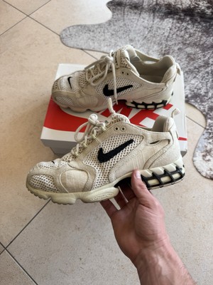 NIKE AIR ZOOM SPIRIDON CAGE 2 X STUSSY - FOSSIL - UK 8.5 | US 9.5