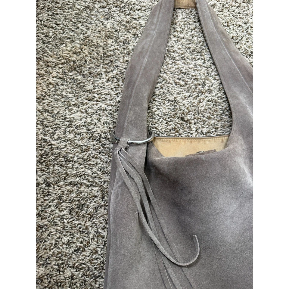 Bolso Cubo de Hombro Elizabeth and James Cuero de Vaca Cerdo Gamuza Boho Western Foto 2 de 4