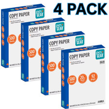 HP Copy & Print20 Printer Paper 20 lb 8.5 x 11, 4 Reams (2000 Sheets)