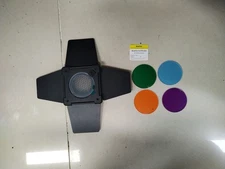 NiceFoto SN-33 Photography Light Barn Door With Grid For Compact BRPV