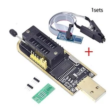1 Set USB Programmer SOP8 To DIP8 Test Programming Folder CH341A  Module