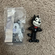 Felix the Cat PVC Figure Adjusting his Red Bow Tie Vintage 1989 Toy Applause