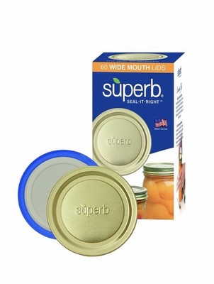 Canning Lids - Mason Jar Wide Mouth Lid Toppers Fit Ball and Kerr Jars, 3.25 ...