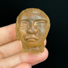 Ancient Roman Inspired Crystal Solider Head Figure
