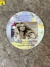 Britney Spears Tower Records Gift Card 