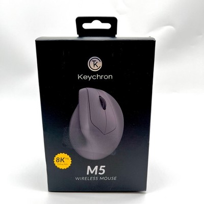 Keychron M5 Wireless Vertical Ergonomic Mouse 30K DPI - Black