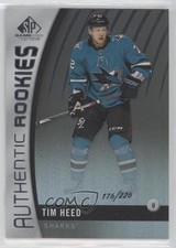 2017-18 SP Game Used Authentic Rookies Rainbow 176/226 Tim Heed #173 11pj