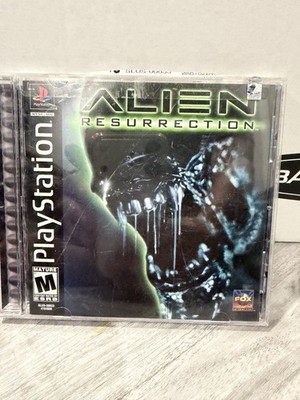 Alien Resurrection Sony PlayStation PS1 Complete CIB  Authentic Black Label