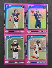 2024 Optic Football Rated Rookie PINK PRIZMS You Pick the Card