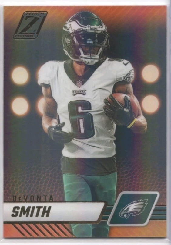2023 Panini Zenith DeVonta Smith #81 Eagles Hobby Stock Holo SP