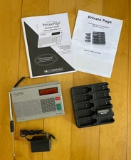Command Communications Private Page System - PS2000AN + Pager