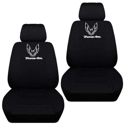 Fundas de asiento de auto negras para Pontiac Firebird Trans AM 1993-2002 con diseño de pájaro - Imagen 12 de 12