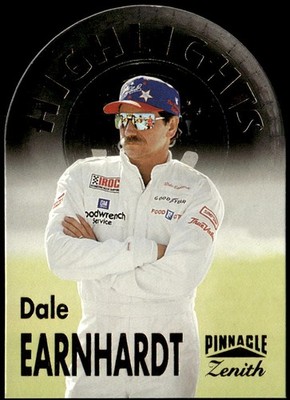 1996 Pinnacle Zenith #1 Dale Earnhardt Highlights E1