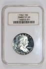 1962 PROOF FRANKLIN HALF DOLLAR NGC PR68 CAMEO OLD FATTY HOLDER!