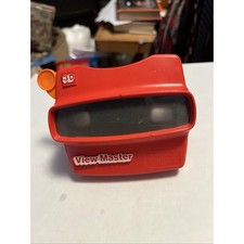 Vintage View-Master Red 3-D Viewer International Group Made In USA No Disks.