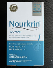 Image of Nourkrin Woman Hair Growth Tablets Biotin + Marilex 180 Tablets 600mg