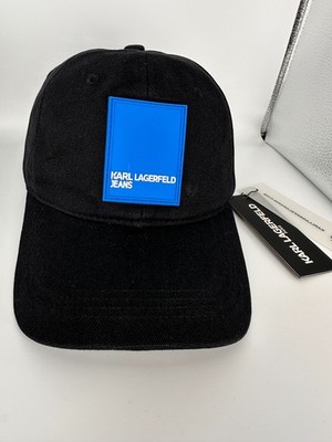 Karl Lagerfeld Unisex Adjustable Baseball Cap One Size, Iconic Logo, Stylish Fit