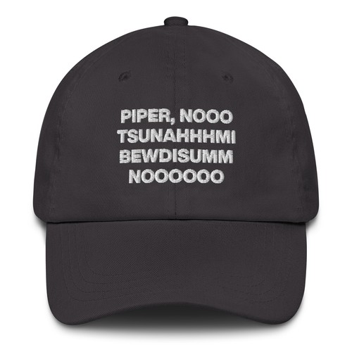 Funny White Lotus Piper NOoOo TV Humor Ratliffs Embroidered Dad hat - Picture 13 of 13