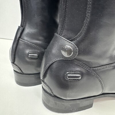 Bottes TredStep Donatello II – Noires, Taille US 9, Mollet X SLIM, Hauteur 19 1/2″, Cuir Irlande