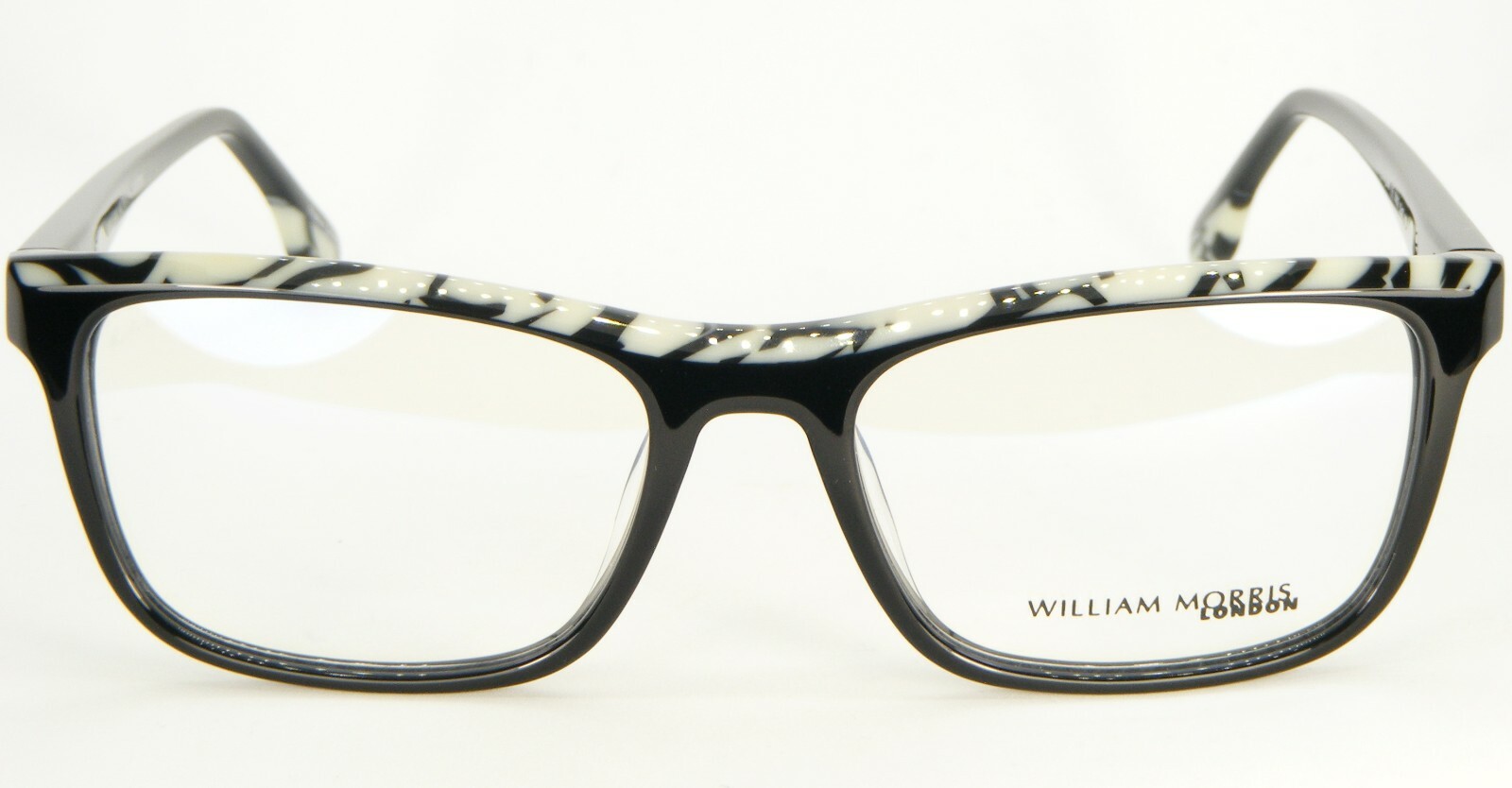 WILLIAM MORRIS LONDON 50052 C1 BLACK /ZEBRA EYEGLASSES GLASSES FRAME 52