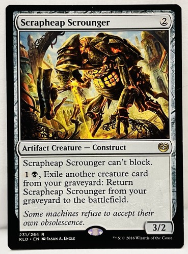 Scrapheap Scrounger - #231-MTG-Kaladesh (KLD)-Regular-LP