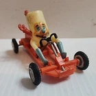 Marx Marxie Orange Racing Kart Go-cart Vintage Friction Drive Toy 1960s