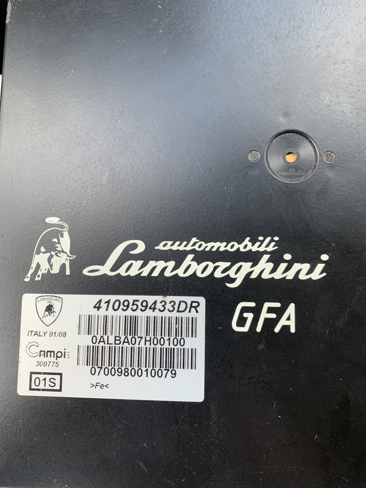 2008 LAMBORGHINI MURCIELAGO Roadster 640 GFA UNIT COMPUTER MODULE 410959433DR